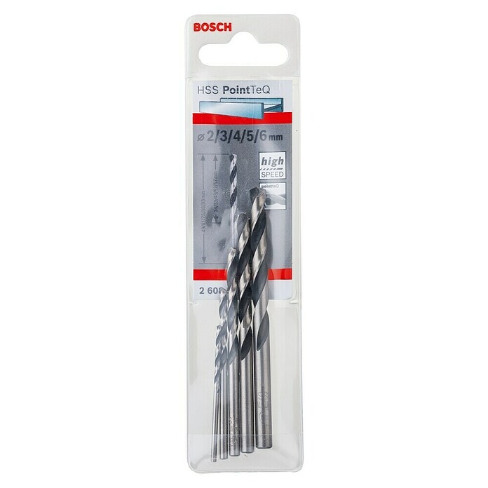 Bosch Metaalborenset HSS 2-6 mm (5 -delig) | BAUHAUS