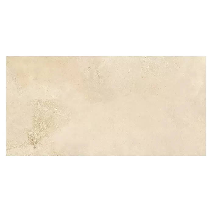 Queens Feinsteinzeugfliese - 29,8 x 59,8 cm, Beige, Matt - Helle beigefarbene, texturierte Natursteinoberfläche für Boden oder Wand.