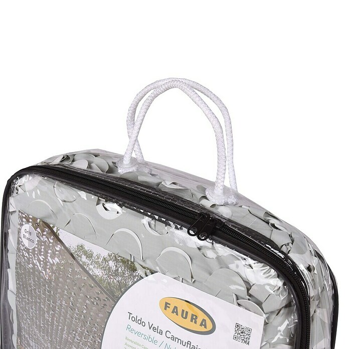 Faura Toldo vela Camuflaje (L x An: 3 x 4 m, Blanco/Gris) | BAUHAUS