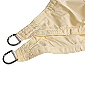 Faura Toldo vela PES (L x An: 3,6 x 3,6 m, Beige, Triangular) | BAUHAUS