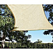 Faura Toldo vela HDPE (L x An: 3,6 x 3,6 m, Beige, Cuadrado) | BAUHAUS