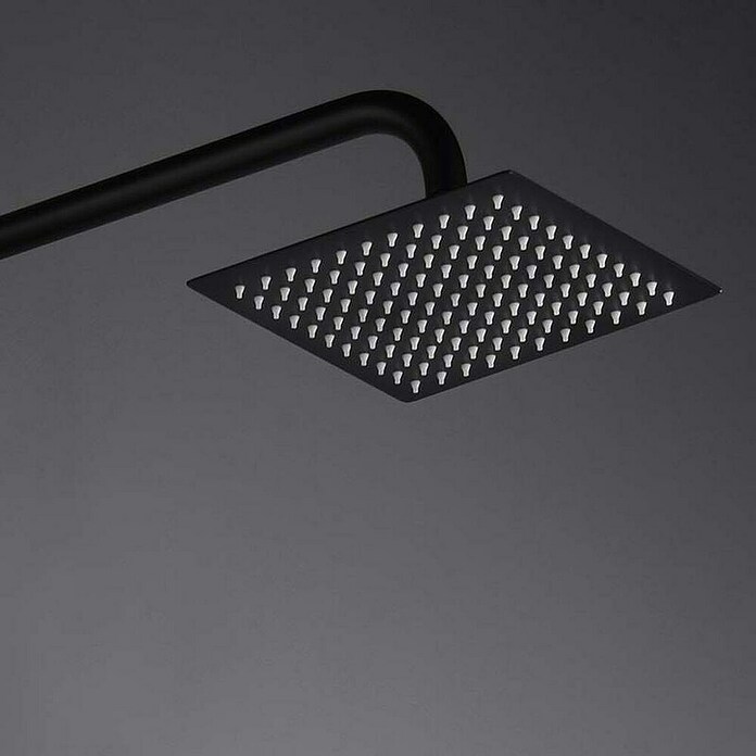 Camargue Adriatic Sistema de ducha (Con grifo monomando, Negro) | BAUHAUS