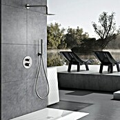 Imex Line Sistema de ducha empotrado (Cartucho del termostato, Niquel) | BAUHAUS
