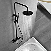 Imex Line Sistema de ducha / bañera (Con grifo termostático, Distancia entre orificios: 15 cm, Número de tipos de chorro: 1 ud., Negro) | BAUHAUS