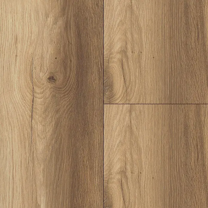 MyStyle MyArt Laminat - Wild West Oak, Landhausdiele, 2.003 x 245 x 12 mm - Nahaufnahme von Laminatboden in warmen Holztönen, der die natürliche Maserung und Textur hervorhebt.
