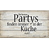 ProArt Type Hype Decopanel (Die besten Partys ..., 30 x 15 cm)