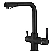 Grifo de cocina osmosis Recto (Negro) | BAUHAUS