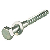 Paalhouderschroef (Ø x l: 10 x 30 mm, Verzinkt) | BAUHAUS