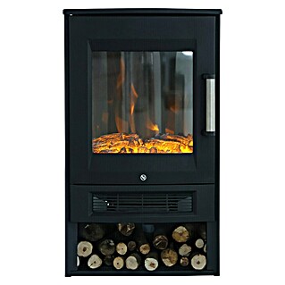 Voltomat HEATING Električni kamin (Črna, 900 W - 1.800 W, 34,5 x 44 x 74,5 cm)