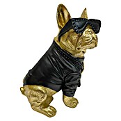 Dekofigur Bulldogge mit Sonnenbrille (Höhe: 22 cm, Gold/Schwarz) | BAUHAUS