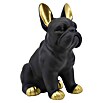 Dekofigur Goldohr Bulldogge (Höhe: 23 cm, Schwarz/Gold) | BAUHAUS