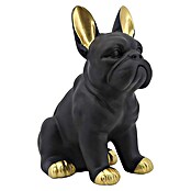 Dekofigur Goldohr Bulldogge (Höhe: 23 cm, Schwarz/Gold) | BAUHAUS