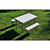 Set de muebles de jardín Every (3 pzs., Polietileno de alta densidad (HDPE), Blanco) | BAUHAUS