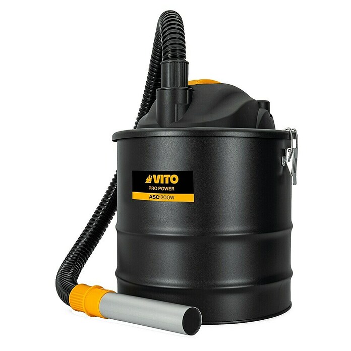 Vito Aspirador de cenizas eléctrico VIASC18B (1.200 W, Volumen de recipiente: 18 l) | BAUHAUS