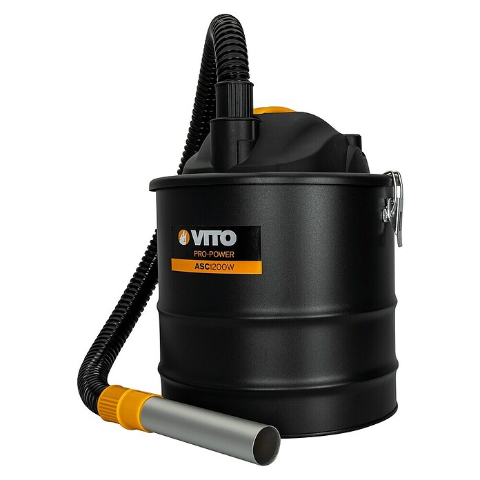 Vito Aspirador de cenizas eléctrico VIASC18B (1.200 W, Volumen de recipiente: 18 l) | BAUHAUS