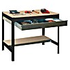 Simonrack Simonwork Banco de trabajo BT0 Box (L x An: 61 x 91 cm, Altura de trabajo: 84,2 cm, Carga soportada: 800 kg, Antracita/Madera) | BAUHAUS