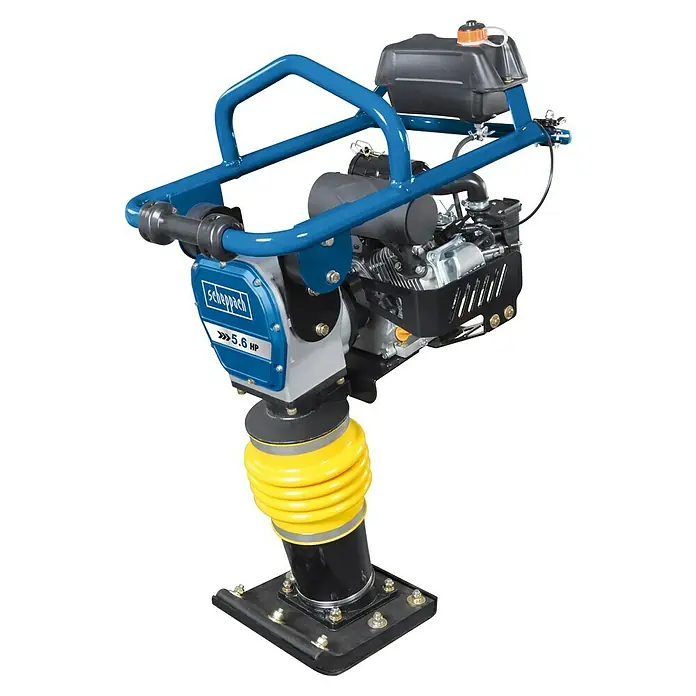 Scheppach Vibrationsstampfer VS1000 - 4 kW - Der Scheppach Stampfer mit 5,6 PS für Bodenverdichtungsarbeiten. Ideal für den Einsatz im Garten- und Landschaftsbau.