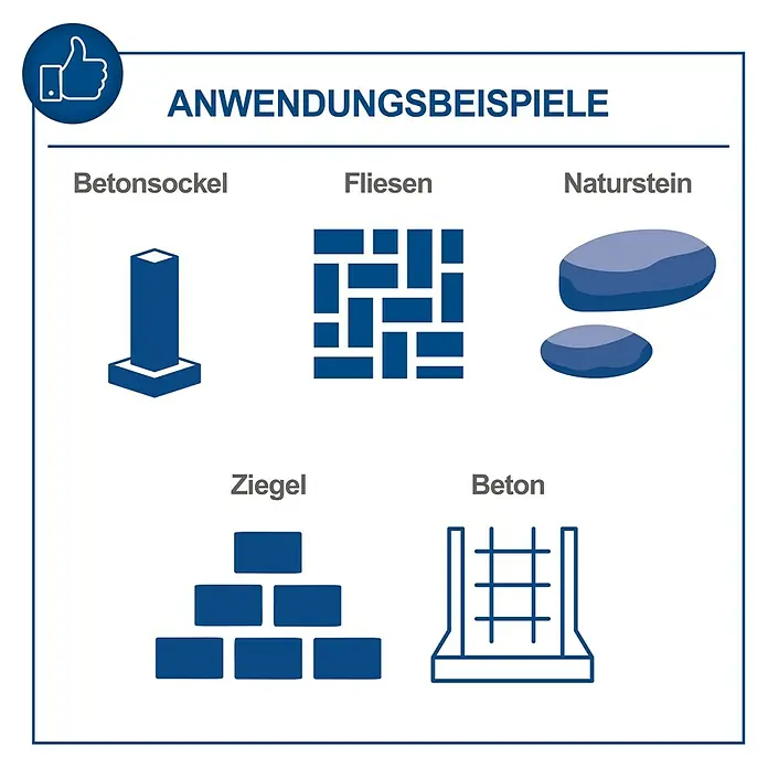 Scheppach Abbruchhammer AB 1600 - 1.600 W, 50 J, SDS-Hex-Aufnahme - Anwendungsbeispiele für Beton, Fliesen, Naturstein, Ziegel und Beton.