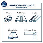 Scheppach Tischkreissäge HS 80 (1.200 W, Durchmesser Sägeblatt: 210 mm, Drehzahl: 4.800 U/min)