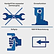 Scheppach Abbruchhammer AB 1600 (Einzelschlagstärke: 50 J, Schlagzahl: 1.500 /min, 1.600 W, Hammerwerk: Pneumatisch)