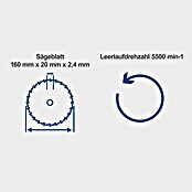 Scheppach Tauchsägen-Set PL 55 Special Edition  (1.200 W, Sägeblatt: Ø 160 mm, 5.500 U/min)