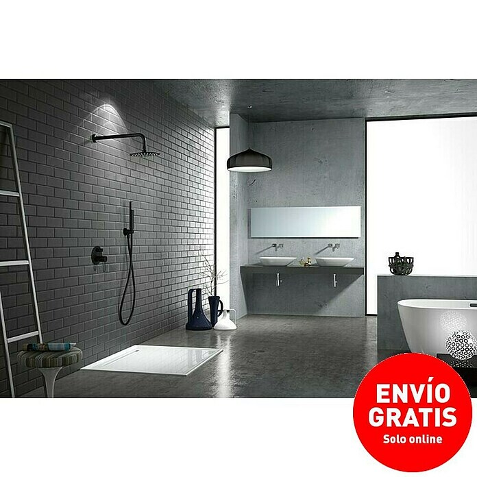 Imex Milos Conjunto de ducha empotrado (Negro)