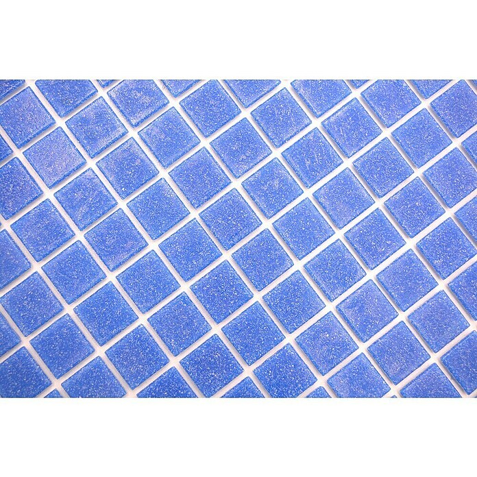Mosaikfliese Quadrat Uni GM A 39P (L x B: 32,7 x 30,5 cm, Kobaltblau, Glänzend) | BAUHAUS