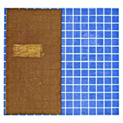 Mosaikfliese Quadrat Uni GM A 39P (L x B: 32,7 x 30,5 cm, Kobaltblau, Glänzend) | BAUHAUS