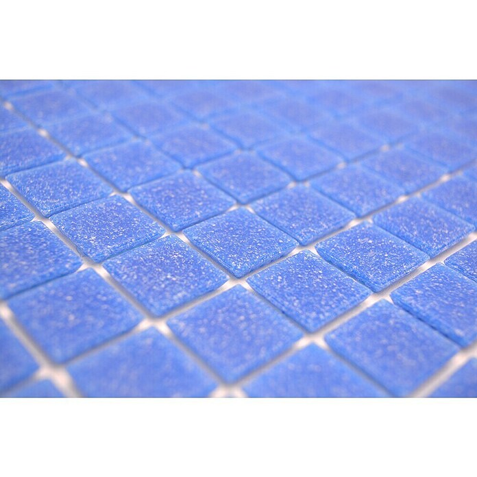 Mosaikfliese Quadrat Uni GM A 39P (L x B: 32,7 x 30,5 cm, Kobaltblau, Glänzend) | BAUHAUS