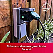 Innr Lighting Smart-Steckdose Smart Plug außen (Innen, Schwarz) | BAUHAUS