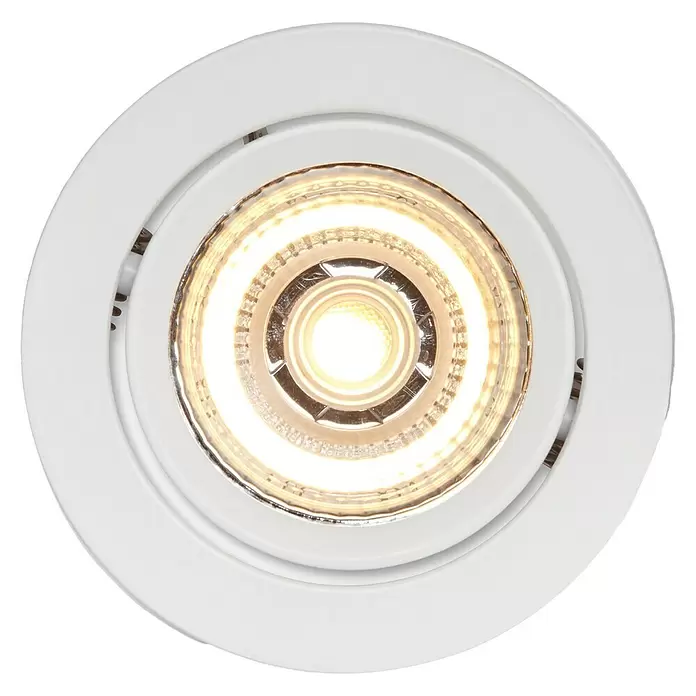 Innr Lighting LED-Einbauleuchte rund Erweiterung - Ø x H: 8,6 x 2,5 cm, 1 Stk., Warmweiß - Weißer Einbau-LED-Strahler mit hellem, warmem Licht.