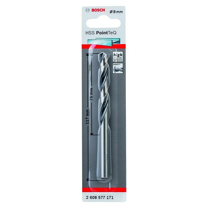Bosch Metaalboor HSS 8 mm (1 st., Boordiameter: 8 mm) | BAUHAUS