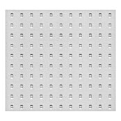 Dekorativna ploča od polikarbonata (100 cm x 100 cm x 5 mm, Carree, Prozirno, Polistirol)