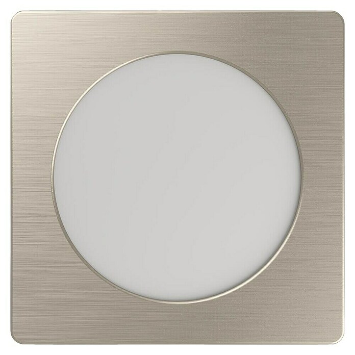 Eglo Fueva 6 Downlight LED empotrable (6 W, 11,7 x 11,7 x 3,1 cm, Níquel, 2.700 K - 6.500 K, IP20) | BAUHAUS
