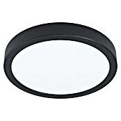 Eglo Fueva 6 Downlight empotrable LED redondo (11,5 W, Ø x Al: 21 x 2 cm, Negro/Blanco, Blanco cálido) | BAUHAUS