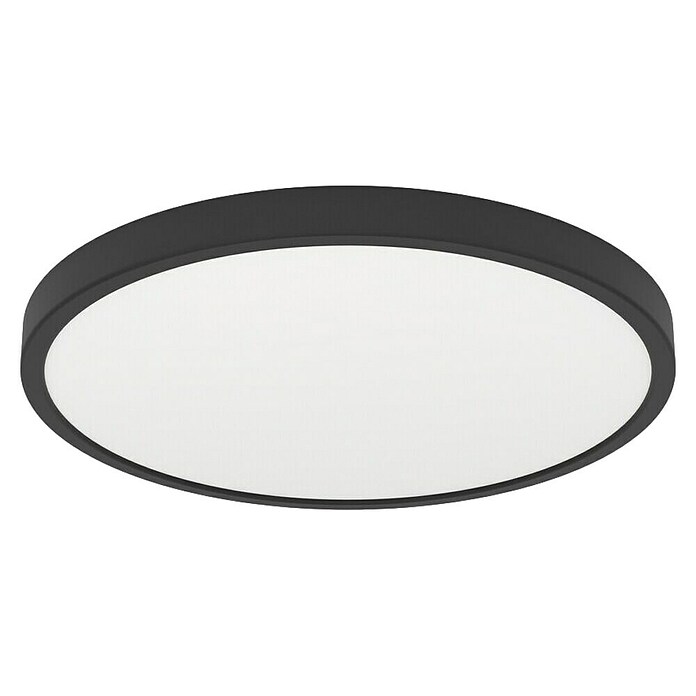 Eglo Fueva 6 Downlight empotrable LED redondo (17 W, Ø x Al: 39 x 25 cm, Negro, Blanco cálido) | BAUHAUS