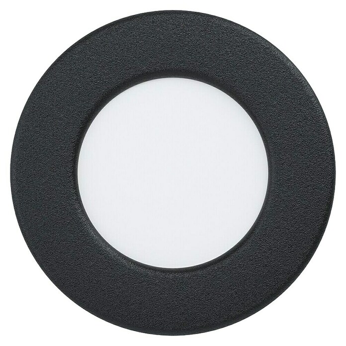 Eglo Fueva 6 Downlight empotrable LED redondo (3,5 W, Ø x Al: 8,6 x 3,1 cm, Negro, 2.700 K - 6.500 K, IP44) | BAUHAUS