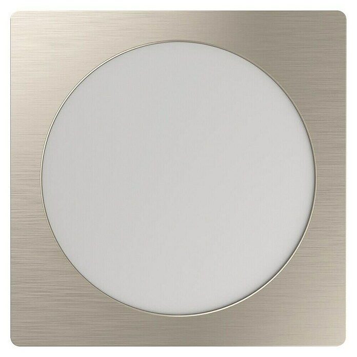 Eglo Fueva 6 Downlight LED empotrable (10 W, 16,6 x 16,6 x 3,1 cm, Níquel, 2.700 K - 6.500 K, IP20) | BAUHAUS