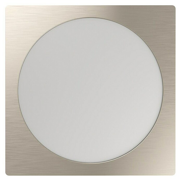 Eglo Fueva 6 Downlight LED empotrable (12 W, 21,6 x 21,6 x 3,1 cm, Níquel, 2.700 K - 6.500 K, IP20) | BAUHAUS