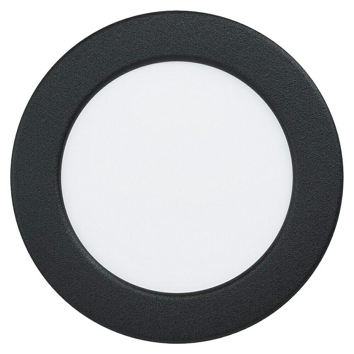 Eglo Fueva 6 Downlight empotrable LED redondo (6 W, Ø x Al: 11,7 x 3,1 cm, Negro, 2.700 K - 6.500 K, IP44) | BAUHAUS
