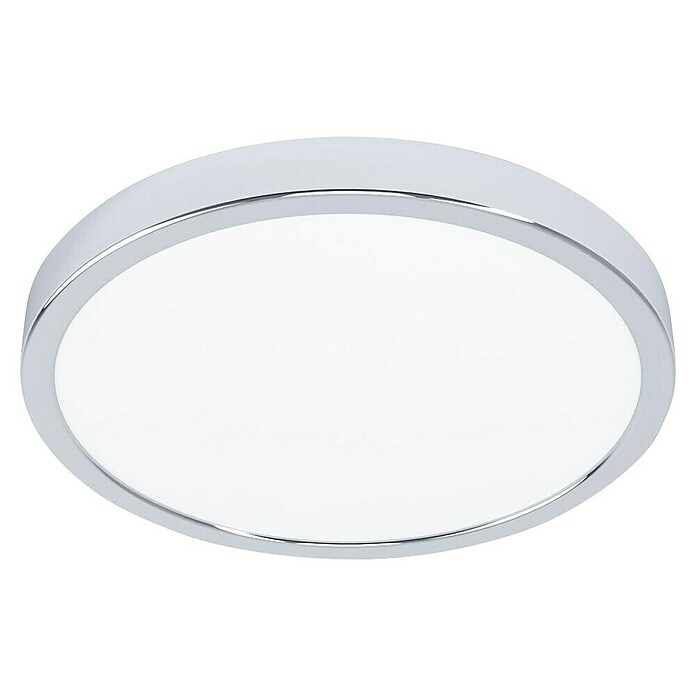 Eglo Fueva 6 Panel LED redondo (14,2 W, Ø x Al: 27,8 x 2,5 cm, Cromo, Blanco cálido) | BAUHAUS