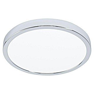 Eglo Fueva 6 Panel LED redondo (14,2 W, Ø x Al: 27,8 x 2,5 cm, Cromo, Blanco cálido)