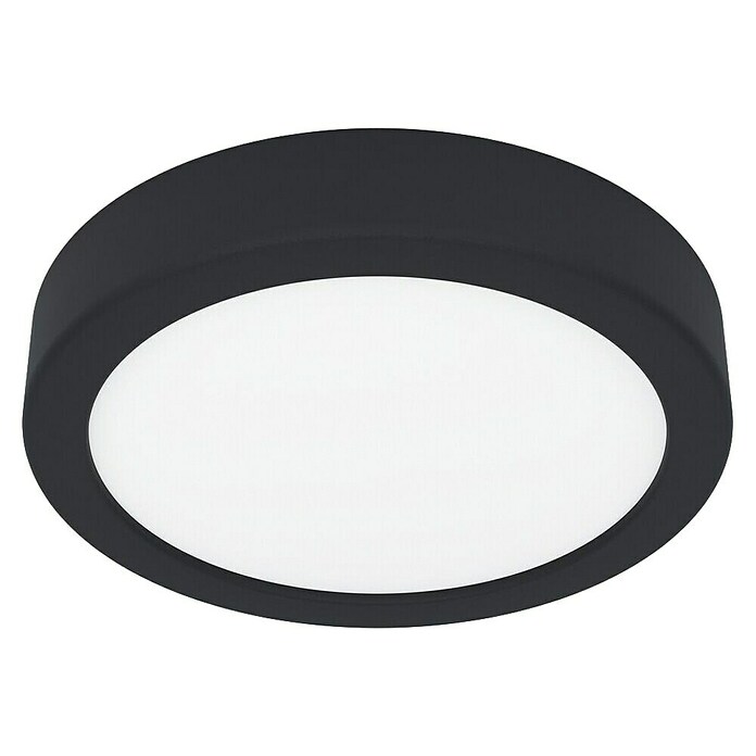 Eglo Fueva 6 Downlight LED empotrable (7,5 W, Ø x Al: 16,5 x 2 cm, Negro, Blanco cálido) | BAUHAUS