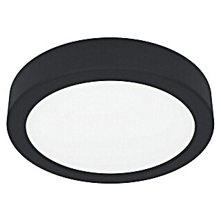 Eglo Fueva 6 Downlight LED empotrable (7,5 W, Ø x Al: 16,5 x 2 cm, Negro, Blanco cálido)