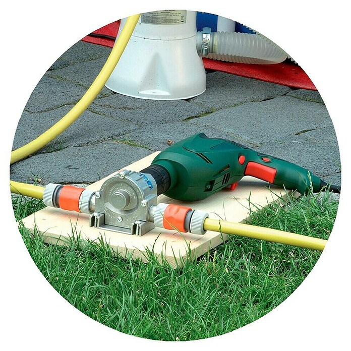Wolfcraft Pumpe (Max. 3.000 l/h, Förderhöhe: 30 m (½″ Schlauch))