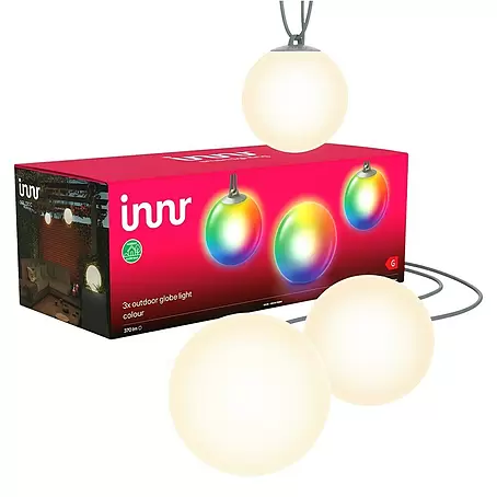 Innr Lighting  LED-Außenleuchte Smart Globe Light Colour Basis-Set