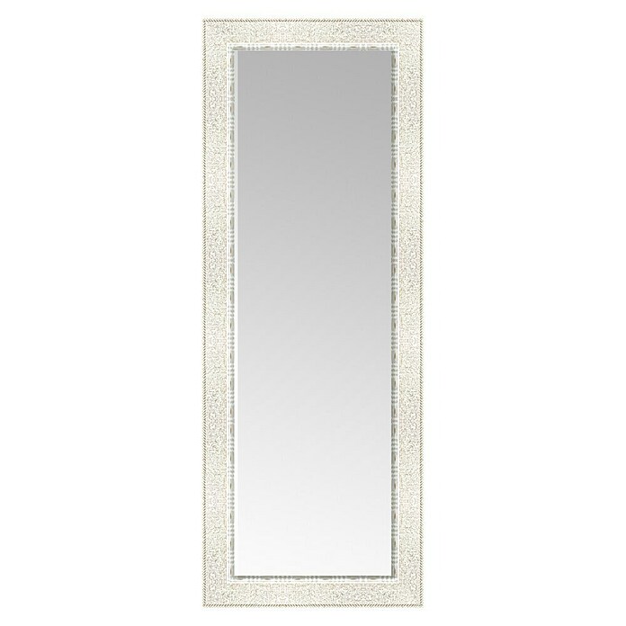 Espejo de pared Roma (56 x 149 cm, Blanco decapado) | BAUHAUS