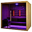 Infrarotkabine und finnische Sauna Kotka (L x B x H: 200 x 150 x 190 cm, 6,9 kW) | BAUHAUS