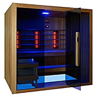Infrarotkabine und finnische Sauna Kotka (L x B x H: 200 x 150 x 190 cm, 6,9 kW)