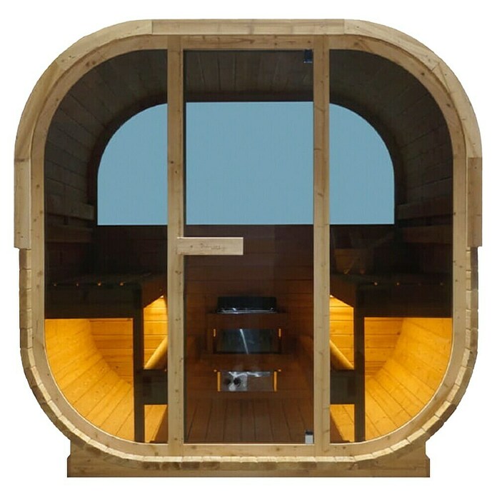 Sanotechnik Sauna u obliku kućice Hanko  (D x Š x V: 180 x 210 x 210 cm, 8 kW) | BAUHAUS
